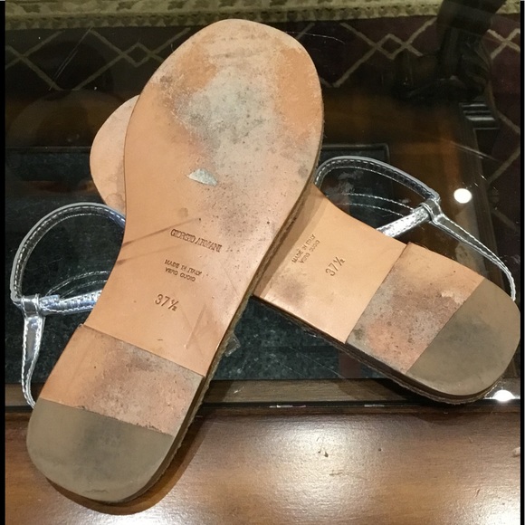 🦋 GIORGIO ARMANI  SANDALS MADE IN ITALY  SIZE 7.5 - Picture 8 of 8